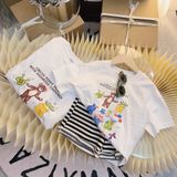 Áo gia đình Familylove - đồ gia đình họa tiết hoạt hình đáng yêu chất liệu cotton 100%