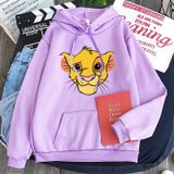 Áo Hoodie Nữ form rộng Cotton Nỉ da cá (Kèm hình thật chất áo có Logo Thương hiệu) Sư tử trong Vua Sư Tử LION KING