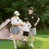 Áo Gia Đình Cổ Trụ Familylove - Áo Gia Đình Polo Họa Tiết Cầu Vồng Fine Chất Liệu Nỉ Da Cá Cotton 100% Co Giãn Cao Cấp