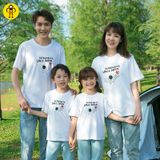 Áo Gia Đình Familylove-mẫu Đồng Phục Gia Đình Họa Tiết Phi Hành Gia Astronauts Space Dream Chất Liệu Cotton 100% Co Giãn