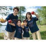 Áo gia đình Familylove - Set áo gia đình in họa tiết đáng yêu Happiness chất liệu cotton 100% cao cấp