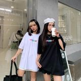 Áo thun phông nữ form rộng Familylove - Mẫu Unisex MISSOUT ColorFul Hot trend Cotton 100% cao cấp