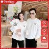 Áo Sweater Gia Đình Familylove - Áo Sweater thu đông gia đình họa tiết gấu Sevi inneffable Chất Liệu Nỉ Da Cá Cao Cấp