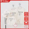 Áo Sweater Gia đình Familylove - Mẫu Áo Sweater Family Họa Tiết Chú Voi Friendly Animal  Chất Nỉ Da Cá Cotton 100%