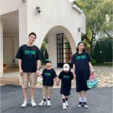 Áo gia đình Familylove - áo váy phom rộng đồ gia đình Dream 3 chất liệu cotton 100% mềm mịn form rộng