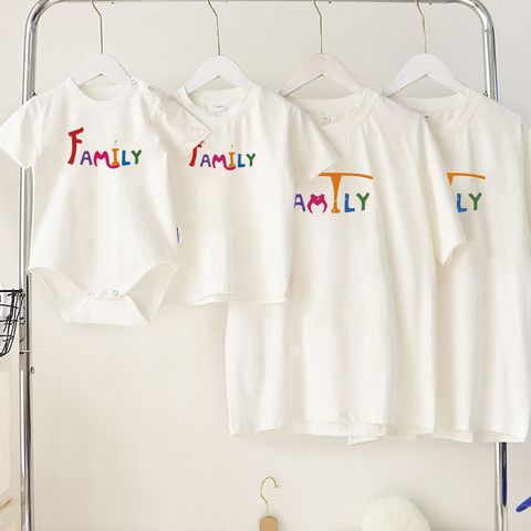 Áo gia đình Familylove - đồ gia đình in chữ Family chất liệu cotton 100%