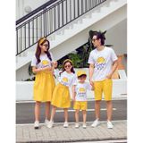 Áo Gia Đình Familylove - Mẫu Áo Gia Đình Mặt Trời Sunny Kids