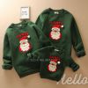 Áo Gia Đình Thu Đông Familylove -Mẫu Gia Đình Thu Đông Sweater Họa Tiết Ông Già Noel Santa Chất Liệu Nỉ Da Cá Cao Cấp