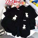 Áo gia đình Familylove - đồ gia đình họa tiết Gấu Lovely Kid  chất liệu cotton 100%