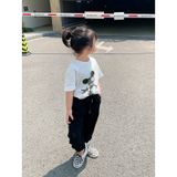 Bộ quần áo bé gái Familylove - Set quần áo trẻ em Mickey đáng yêu năng động chất liệu cotton 100% co giãn mềm mịn