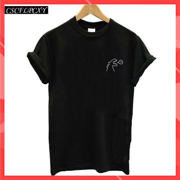 Áo thun phông nam nữ form rộng Familylove - Mẫu áo Unisex A Annoying Dinosaur chất Cotton 100% cao cấp