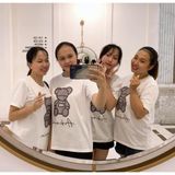 Áo Gia Đình Familylove - Set Đồ Gia Đình Họa Tiết Hình Gấu Cực Dễ Thương Chất Liệu Cotton 100% Co Giãn