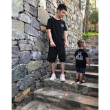 Áo gia đình Familylove - đồ gia đình Gấu in 2 mặt cực dễ thương chất liệu cotton 100% co giãn