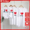Áo gia đình Familylove - Mẫu Áo gia đình chữ I Love My Baby