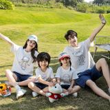 Đồ gia đình Familylove - Áo gia đình 3, 4 người hoạt tiết chibi Dad Mom Boy Girl dễ thương, cotton 100 co giãn 4 chiều