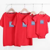 Áo gia đình Familylove - Mẫu Áo gia đình Say Yes 3 Màu Đỏ Đen Vàng