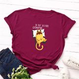 Áo thun phông nam nữ form rộng Familylove - Mẫu áo Unisex Chú mèo nằm Do Not Disturb Cat napping Cotton 100% cao cấp