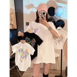Áo gia đình Familylove - đồ gia đình họa tiết trái tim đáng yêu chất liệu cotton 100%