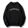 Áo Sweater Xanh Rêu Familylove -  Form Rộng In Chữ HAPPINESS Chất Nỉ Da Cá 100 Cao Cấp
