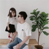 Áo gia đình Familylove - Mẫu Áo gia đình Logo Chibi thành viên gia đình dễ thương dễ mặc chất Cotton 100% mát