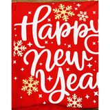 Áo gia đình Familylove - Set Áo gia đình Tết - Happy New Year Phao Hoa chất liệu cotton 100% cao cấp