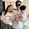 Áo gia đình Familylove - đồ gia đình họa tiết thỏ đáng yêu YOU'VE BOT MY DEVOTION chất liệu cotton 100%