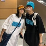 Áo thun phông nam nữ form rộng Familylove - Mẫu áo thun nam tay lỡ HUMAN chất Cotton 100% cao cấp