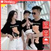 Áo gia đình Familylove - Đồ gia đình Mẫu Gấu Always Sunny Chất Cotton 100% Co giãn 4 chiều mát