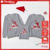 Áo Sweater Gia Đình cotton Nỉ Da Cá (HÌNH THẬT CHẤT ÁO + LOGO THƯƠNG HIỆU) chú Tuần Lọc Nhảy + Chữ Merry Chrismast