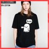 Áo thun phông nam nữ form rộng Familylove - Mẫu áo Unisex A Ghost Said  Booooooo chất Cotton 100% cao cấp
