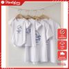 Áo gia đình Familylove -Áo gia đình Họa Tiết Chibi Đáng Yêu Happy Girl Lucky Boy chất liệu cotton 100% co giãn