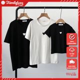 Áo gia đình Familylove - đồ gia đình và bodysuite cho bé chất liệu cotton 100% họa tiết trái tim