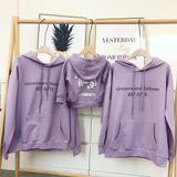 Áo Hoodie Gia Đình Familylove- Mẫu Áo Gia Đình Hoodie Họa Tiết Kì Lân Unicorn And Rainbows  Chất Nỉ Da Cá Cotton 100%