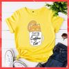 Áo thun phông nam nữ form rộng Familylove - Mẫu áo Unisex Chú mèo A Good Day with Coffee Cat chất Cotton 100% cao cấp