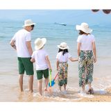 Set Quần Áo Gia Đình Đi Biển Familylove - Set Bộ Đồ Đi Biển Cho Cả Nhóm Và Gia Đình Enjoy Summer Họa Tiết Hoa Lá