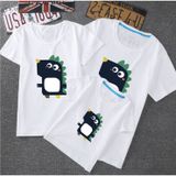 Áo gia đình - Đồng phục gia đình Familylove  (Có hình thật + Logo thương hiệu)  Chú khủng long con dễ thương