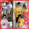 Áo thun cotton gia đình Familylove – Set Họa tiết chú Gấu + chữ DREAM