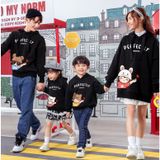 Áo Hoodie Gia Đình Familylove - Mẫu Áo Gia Đình Hoodie Dài Tay Chibi Perfectly Chất Nỉ Da Cá Cotton 100%