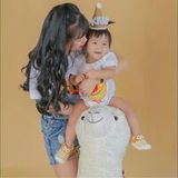 Áo gia đình Familylove - đồ gia đình mặt cười MINANO màu trắng chất liệu cotton 100% mát