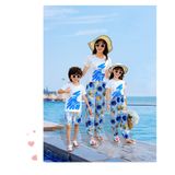 Áo Gia Đình Familylove - Mẫu Áo Đồng Phục Gia Đình Đi Biển Họa Tiết Đẹp See To You Chất Liệu Cotton 100% Co Giãn