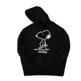 Áo Hoodie Nữ Familylove - Form Rộng Hình Gấu Bear Dễ Thương Chất Liệu Cotton 100% Nỉ Da Cá Hình Chú Chó Snoopy