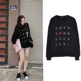 Áo Sweater thời trang nữ Sắc Thu đông Love Your Self 1st - Thời trang Familylove   Hàng chuẩn thương hiệu