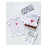 Áo gia đình Familylove - Mẫu Áo gia đình nét Vẽ icon trái Tim
