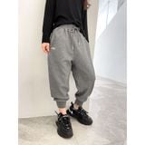 Quần Thun Cho Bé Familylove - Quần Thun Bo Gấu Jogger Nỉ Da Cá Thể Thao Năng Động Bé 4 Màu Size Đại đến 55kg