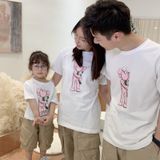 Áo gia đình - Đồng phục gia đình đẹp  (Có hình thật + Logo thương hiệu)  Áo gia đình KAW cực cute