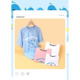 Áo gia đình Familylove - Mẫu Áo gia đình Cá Heo Dophin dễ thương Cotton 100%