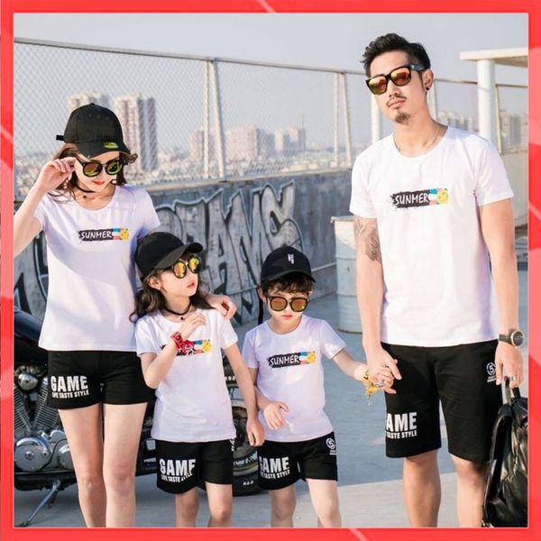 Set gia đình Summer (áo+quần) - Thời trang Familylove  Hàng chuẩn thương hiệu