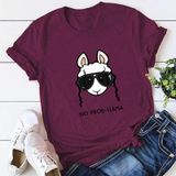Áo thun phông nam nữ form rộng Familylove - Mẫu áo Unisex Cô CỪU tóc dài đeo kính dễ thương chất Cotton 100% cao cấp