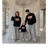 Áo Gia đình Thu Đông Familylove - Mẫu Áo Sweater Family In Hình Chú Hổ Tigger Xinh Xắn  Chất Nỉ Da Cá Cotton 100%