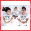 Áo Gia Đình Familylove - Mẫu áo gia đình Boss Man - Boss Lady - Mini Boss Dễ Thương Chất Liệu Cotton 100% Cao Cấp